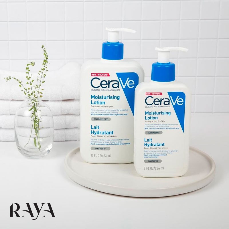 لوسیون مرطوب کننده پوست خشک و خیلی خشک سراوه حجم 236 میل CeraVe Moisturizing Lotion Dry to Very Dry Skin